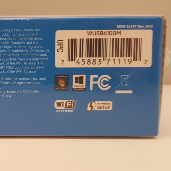LINKSYS Next-Gen AC Max-Stream Wi-Fi Micro USB Adapter AC600 WUSB6100M🆕 - Picture 7 of 7